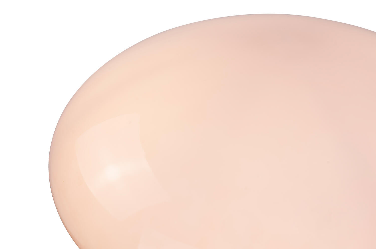 Ovalie XXL bordlampe, H25,5 cm - pink glas